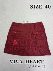 7333　VIVA HEART（ビバハート）　スカート　ゴルフウェア　L