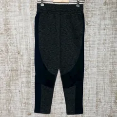 PUMA プーマ　メンズ　パンツ　トラックパンツ　スウェットパンツ　テーパード　ウエストゴム　無地　切り替えデザイン　ブランドマーク　ブラック　グレー　バイカラー　スポーツウェア　普段着　カジュアル　シンプル　s445h365