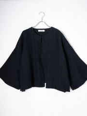 nest robeネストローブ 2023SS cotton linen blend tweed jacket コットンリネンミックスツイードジャケット【F】【LJKA78634】