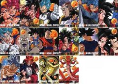 [중고] 클리어 파일 총 8 종 세트 A4 클리어 파일 (2 장 세트) [이치 반 쿠지 드래곤 볼 THE GREATEST SAIYAN] F상