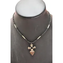 トゥアレグシルバー　ベルベル人のハンドメイドネックレス　モロッコ サハラ製　009