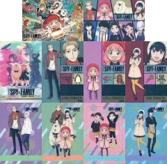 【中古】食玩 雑貨 全10種セット 「劇場版SPY×FAMILY CODE：White メタリックポストカード」
