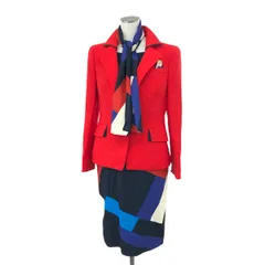 VELLA ベラ  セットアップ ジャケット ドレスワンピース アンサンブル サイズ:40 391-4361 レッド  レディース 　240001107731