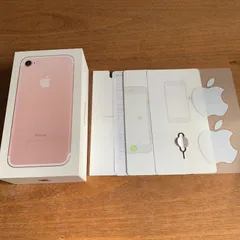 ☆美品☆Apple 正規品 iPhone7  ローズゴールド 32GB 空箱のみ
