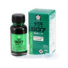 サクラクレパス マーカーSG7補充用インキ スポイド付き 25ml 緑 HGK#29 （1点）