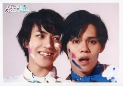 【中古】生写真(男性) 超特急/タカシ(松尾太陽)・カイ(小笠原海)/横型・顔アップ・衣装白.青・カイ口開け/「BULLET TRAIN Arena Tour 2018 GOLDEN EPOCH」大阪12/27公演限定 生写真セット第66弾