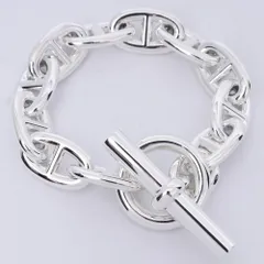 未使用 HERMES シェーヌダンクル TGM ブレスレット 11コマ シルバー