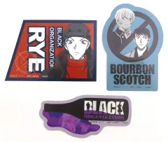 【中古】シール・ステッカー 黒ずくめの組織 トルトデールステッカーセット(3枚組) 「一番ラボ 名探偵コナン FILE.2」 F賞