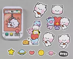 【中古】シール・ステッカー RJ(ジン) minini ティンケースステッカーセット 「BT21」