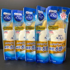 SKIN AQUA スーパーモイスチャージェルC 日やけ止めジェル　５本セット