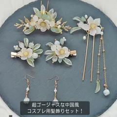 中国風 髪飾り 6点セット 簪 ヘアアクセサリー 中国風 漢服 フリンジかんざし ピアス チャイナ風 中華風 古風 コスプレ コスチューム 写真撮影 髪留め 古代 衣装 演出道具 唐装用 髪飾り 送料 xzjhnhe#