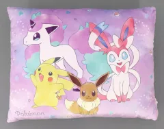 【中古】クッション・抱き枕・本体 ニンフィア/集合 ダイカットクッション 「ポケットモンスター」
