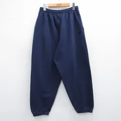 W32/古着 スターター スウェット パンツ メンズ 00s ワンポイントロゴ 紺 ネイビー 25mar07 中古 ボトムス ロング