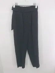 ◇ ◎ SENSE OF PLACE URBAN RESEARCH バックゴム タック スラックス パンツ サイズS ブラック レディース P  【1307150017704】