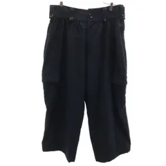 Y's ワイズ 日本製 ウール 3/4丈 カーゴパンツ 3 ブラック ヨウジヤマモト ユニセックス メンズ 古着のサムネイル