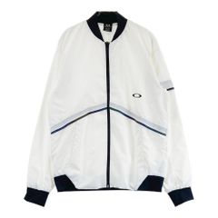 オークリー ジップアップジャケット ホワイト - メルカリ