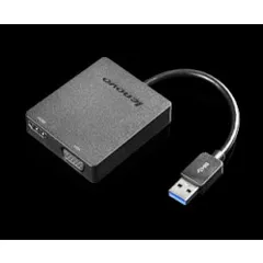 【新品・2営業日で発送】LENOVO レノボ ユニバーサル USB3.0-VGA／HDMIアダプター(4X90H20061)