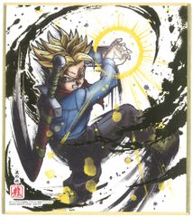 BANDAI 드래곤 볼 색종이 ART 복각 스페셜/2487751 슈퍼 사이어인 트렁크 6