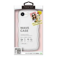 【新品 未使用 未開梱】 PGA　iPhone 16e ウェーブケース Premium Style クリア　PG-25KWPT01CLのサムネイル