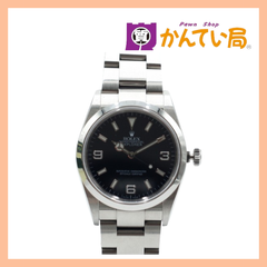 ROLEX ロレックス エクスプローラーⅠ114270 黒文字盤 D番 ステンレス 自動巻き クロノメーター