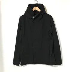 WJK ダブルジェイケイ パーカー 2417 mj83f riders wrap light jersey parka フーディー ジップアップ Lサイズ ブラック トップス A14302◆のサムネイル