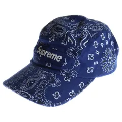 美品　シュプリーム バンダナ ボックス ロゴ キャンプ キャップ 黒 ブラック Yahoo!オークション -「supreme camp cap black」(ファッション