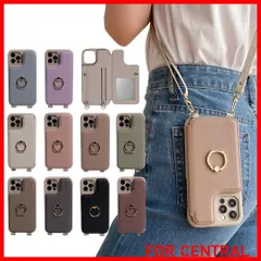 【特価商品】iphone15 スマホケース ショルダー タイプ スマホケース 携帯ケース 背面カード収納 肩掛け 斜めかけ リング付き マホケース 携帯カバー カード収納 背面ポケット 財布付き マグネットなし 背面手帳型 レザー ショルダーストラップ付きミラ