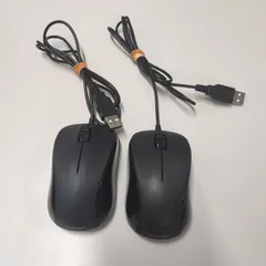 2個セット　ELECOM エレコム USB光学式マウス　（Sサイズ） M-K5URBK/RS