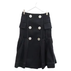 Sacai (サカイ) 21AW WOOL MELTON SKIRT ウールメルトン スカート ネイビー 21-05787 レディースのサムネイル