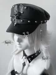 DimMoire ディムモアール ロゴ刺繍スウェードベレー帽 - メルカリ