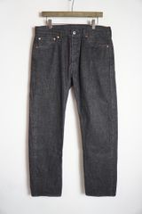 美品 LEVI'S PREMIUM リーバイス プレミアム 501 SELVEDGE JEANS BIG E セルビッジ ブラック デニム パンツ ジーンズ W33 L32 3654黒802P★2