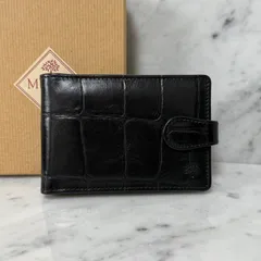 ✨️未使用級✨️ Mulberry マルベリー 二つ折り財布 ブラック 黒色 レザー ✨️未使用級✨️ Mulberry マルベリー 二つ折り財布 ブラック