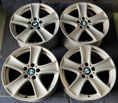 ☆送料無料☆BMW X5 (E70) 純正 18インチ ホイール4本 8.5J 46 PCD120 ハブ径約74.1    No.614