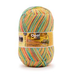 特価商品 毛糸 ソックヤーン Opal オパール Lieblingsplatz（お気に入りの場所） 4ply（4本撚り） ウール混 11461.森の長イス