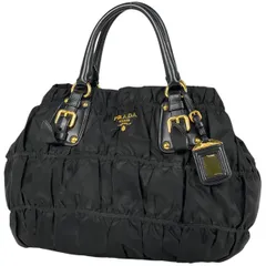 ✨極美品✨PRADA プラダ リボン ナイロン ショルダーバッグ 2way PRADA プラダ リボンショルダーバッグ ナイロン ネイビー【472】JH の