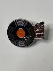 ピンバッジ レコードプレーヤー 音楽 レコード ピンバッチ music