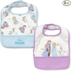 [ディズニー] エプロン アナ雪 お食事エプロン 2枚組 男の子 女の子 311105210 2枚組 お食事エプロン 食事用エプロン