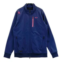 サイズ：L OAKLEY オークリー FOA401674 リバーシブル ジャケット スカル フリース  ネイビー系 [240101409696] ゴルフウェア メンズ ストスト