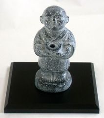 香立て■　香立　ほのぼの小僧　■鋳鉄製【高岡銅器】