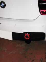 [牽引フック]F20 BMW1シリーズ(リア)用レーシングフック(可倒タイプ)