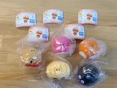 未使用　それいけ！ アンパンマン おっきなぷらりんアンパンマン7 全5種 コンプセット 【E3797-001】▶110