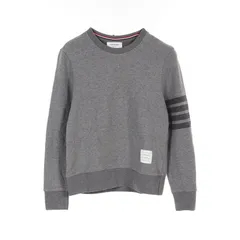 トムブラウン THOM BROWNE スウェット クラシック ループバック 4BAR リラックス MJT248A-06910-035 グレー コットン スウェットシャツ メンズ Used Aのサムネイル