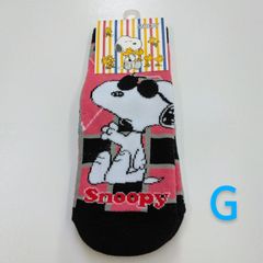 ●1Pスヌーピーのびのびソックス  かわいい スニーカーソックス  キュート 和合