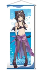 【中古】タペストリー(大型) デザイン02(めぐみん/ちょむすけ風水着Ver.) 描き下ろし ほぼ等身大タペストリー 「この素晴らしい世界に爆焔を!」