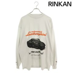 バレンシアガ  835839 TSVP9 ランボルギーニロゴプリント長袖カットソー メンズ 1
