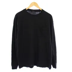 コモリ COMOLI 20AW ウール天竺クルーネックカットソー ニット 長袖 2 ブラック S03-05005 /KHのサムネイル