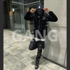 ブラックダウンジャケット UK US drill drip ブラックダウンジャケット UK US drill drip
