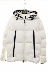 モンクレール MONCLER 22AW MONTCLA GIUBBOTTO 2 モンクラ ダウン ジャケット フードロゴ ホワイト 【ブランド古着ベクトル】【中古】☆AA★■241207のサムネイル