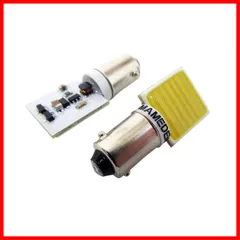 【特売】まめ電(MAMEDEN) G14 横型 BA9s COB 12V 24V 対応 面発光 ルームランプ LED (1：ホワイト)