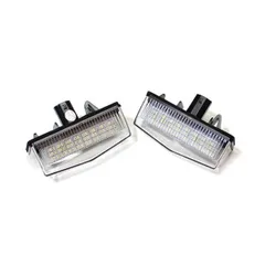 C-HR LEDライセンスランプ LED ナンバー灯 2個セット CHR ZYX10 NGX50 カスタム パーツ ハイブリッド対応 片側24連LED 約4倍の明るさ 24連LED カプラーオン設計 LEDナンバー灯ユニットのサムネイル